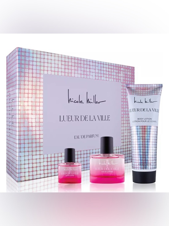 Nicole Miller Other - Nicole Miller Lueur De La Ville 3 Pcs Fragrance & Lotion Gift Set - NEW
